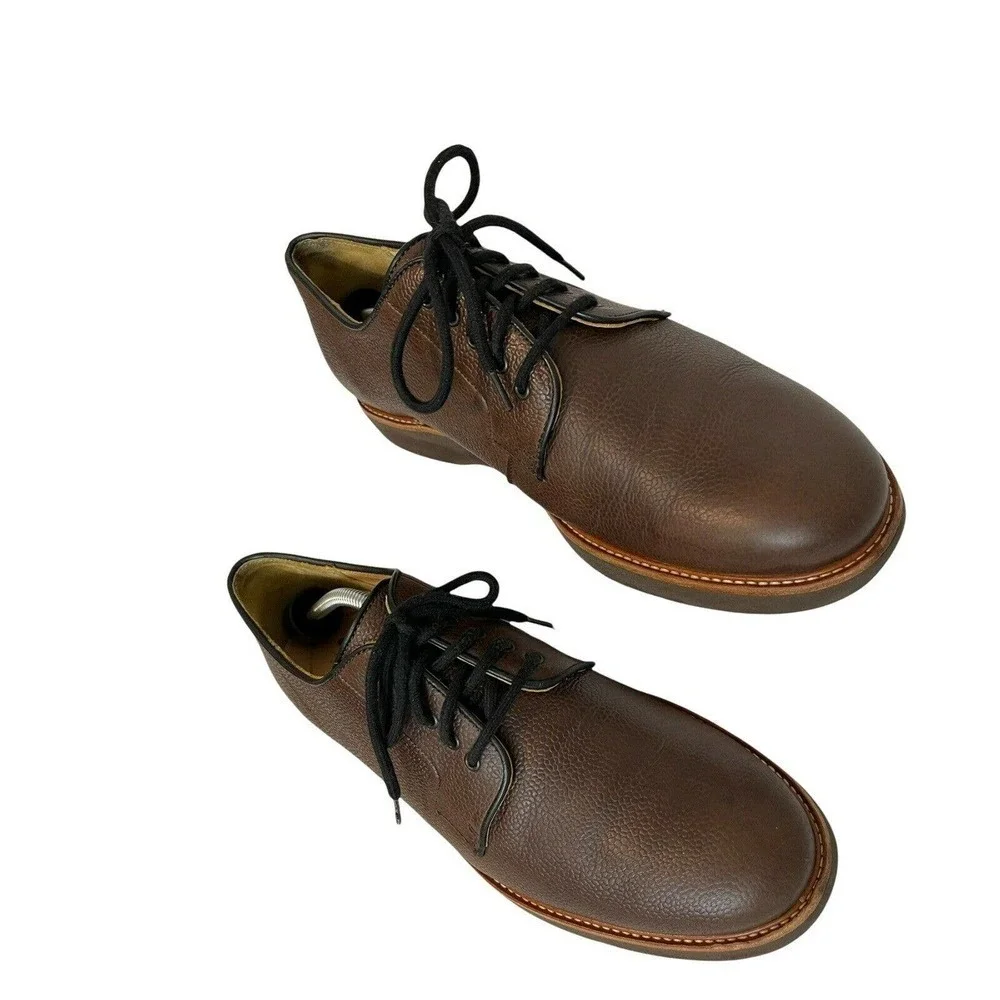 Samuel Hubbard Oxford Chestnut Leather Vibram Men's Founder Comfort Shoe Size 10